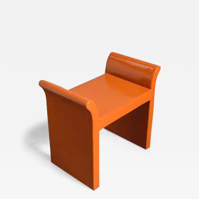 Robert Kuo Robert Kuo Vanity Seat in Mila Lacquer Contemporary Limited Edition