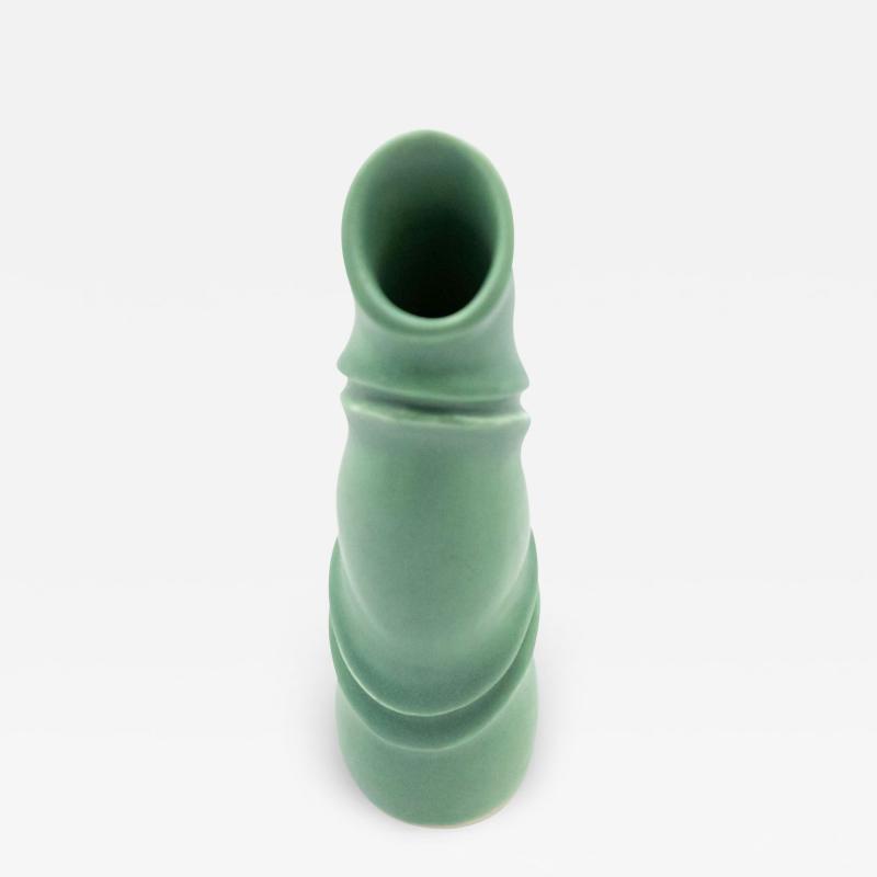 Robert Lee Morris Robert Lee Morris Celadon Ceramic Vase 2