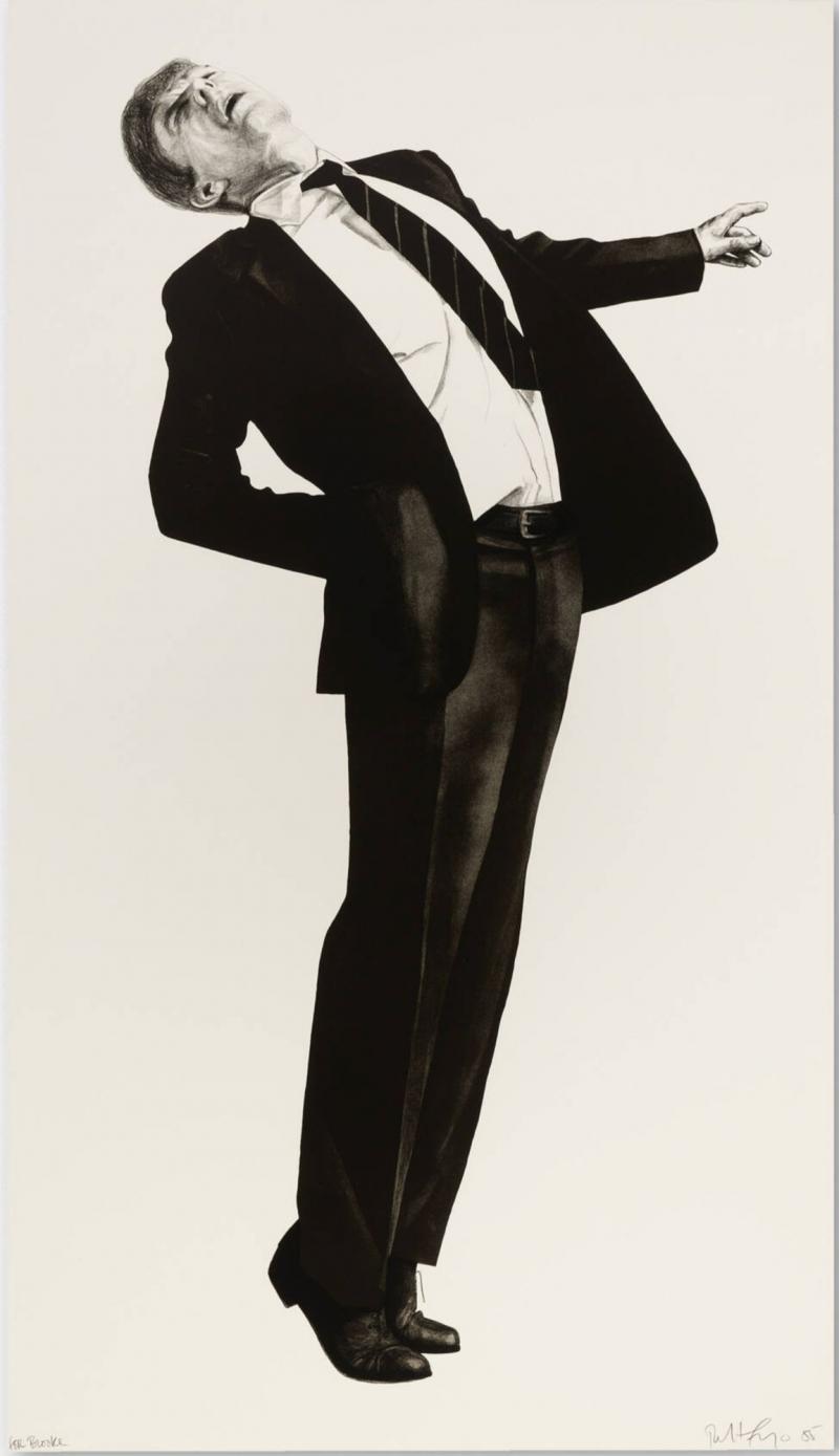 Robert Longo Edmund from Men in the Cities 1985