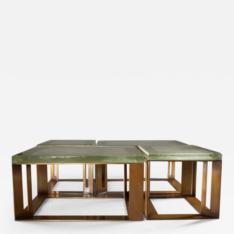 Robert Marinelli SET OF FOUR BIENALLE TABLES