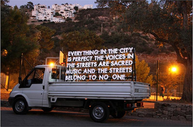 Robert Montgomery Poem for the City of Istanbul 2011