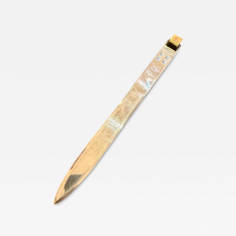 Robert Peter Mangold Robert Mangold for Swid Powell Letter Opener 1980s Signed