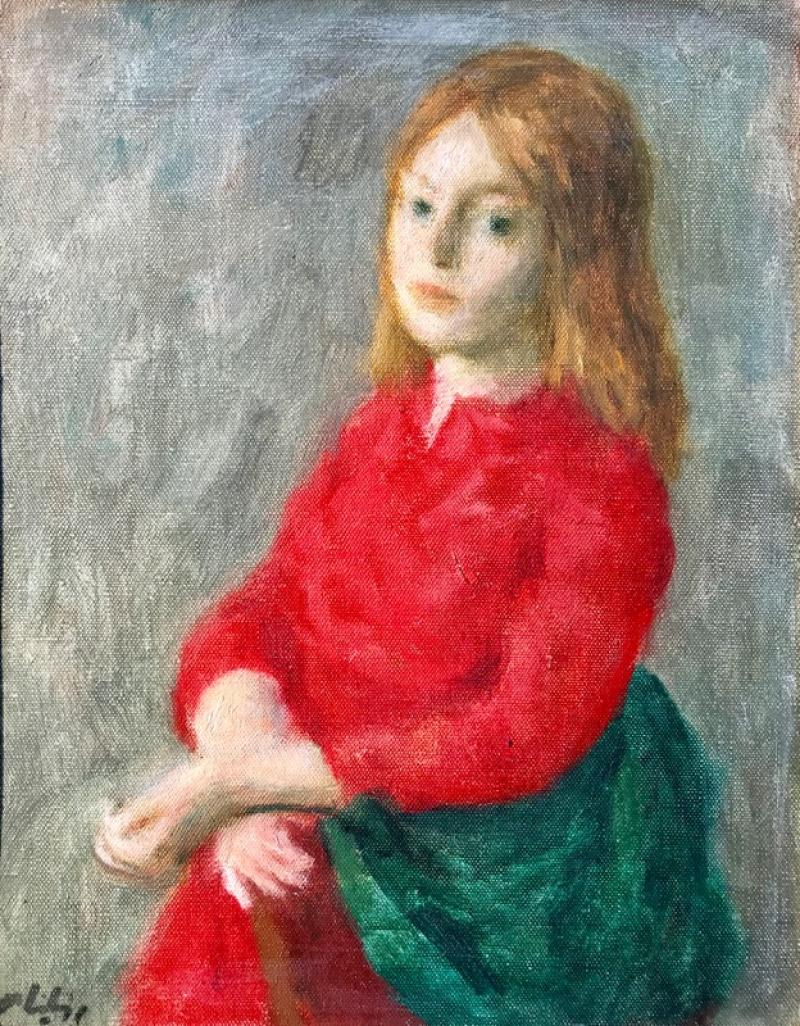 Robert Philipp Girl in Red Dress 