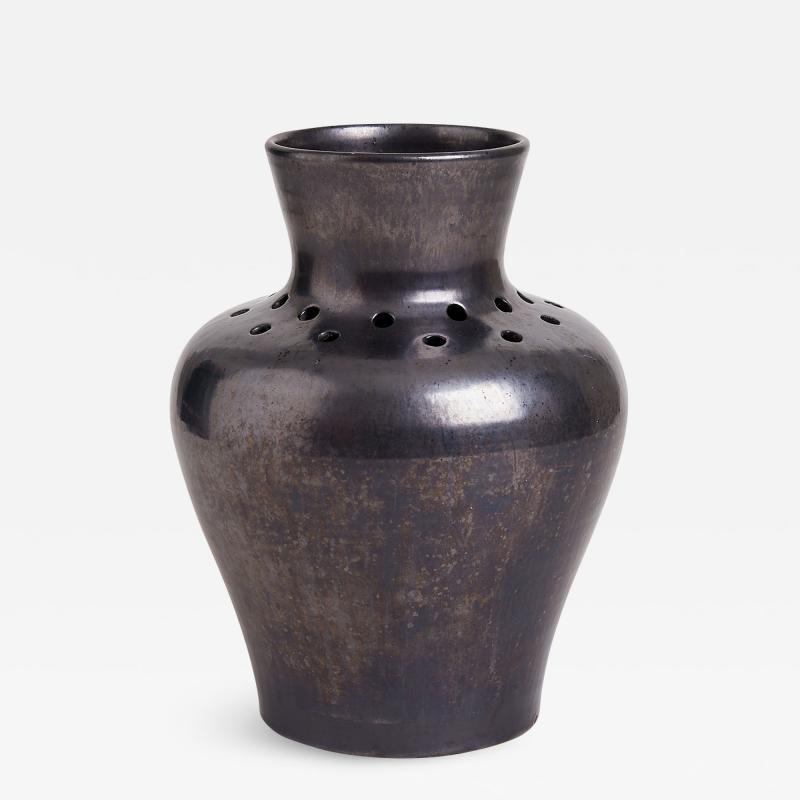 Robert Picault Black Vase by Robert Picault 1919 2000 