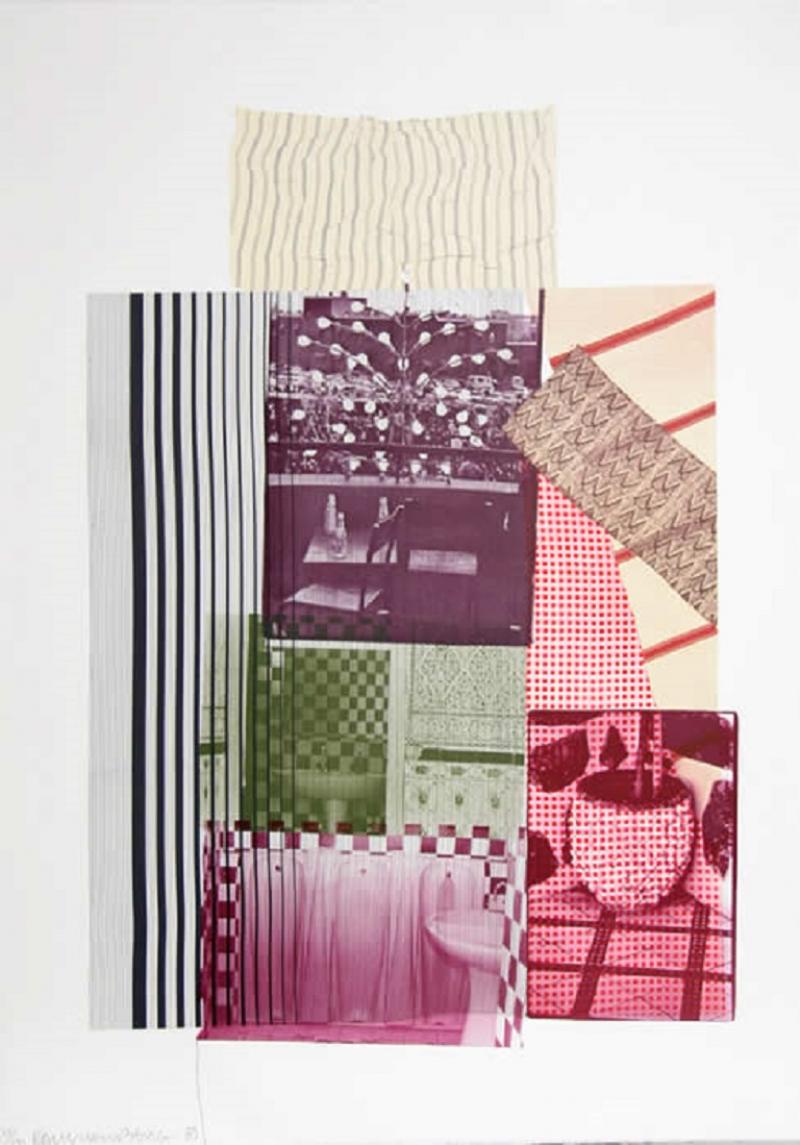 Robert Rauschenberg Pre Morocco from 8 by 8 to Celebrate Portfolio