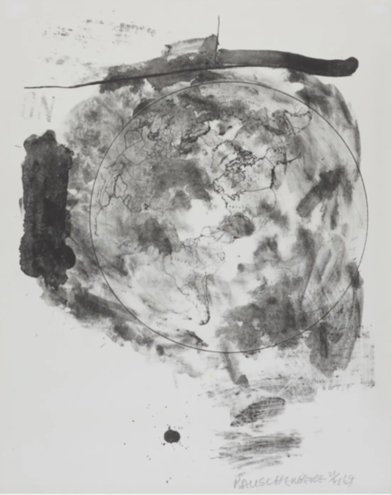 Robert Rauschenberg Robert Rauschenberg Stoned Moon series Lithograph