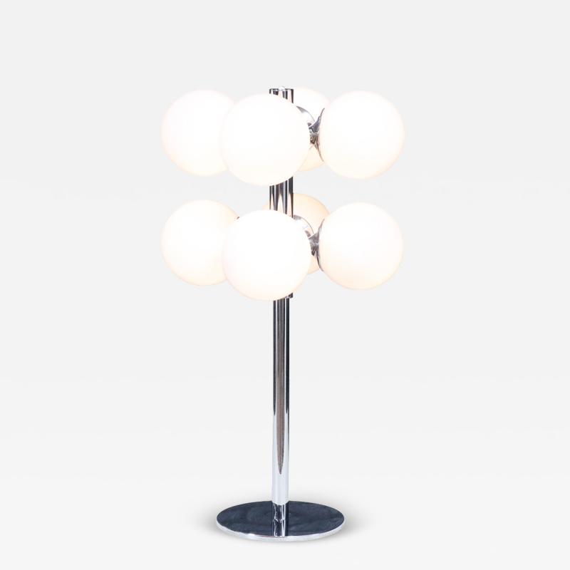 Robert Sonneman Sonneman Lighting Robert Sonneman Sputnik Space Age Chrome Orb Table Lamp