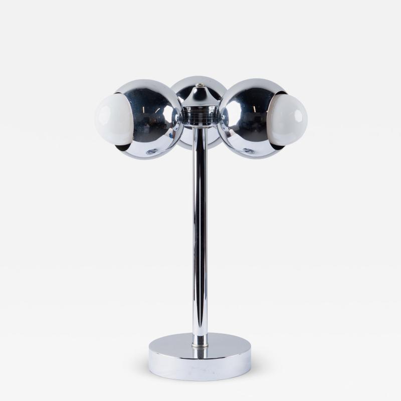 Robert Sonneman Sonneman Lighting Robert Sonneman Style Tri Globe Table Accent Lamp in Chrome
