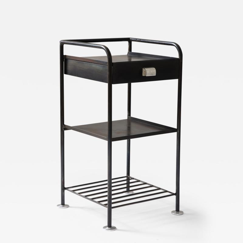 Robert Stilin Steel Side Table Night Stand Robert Stilin LLC Contemporary