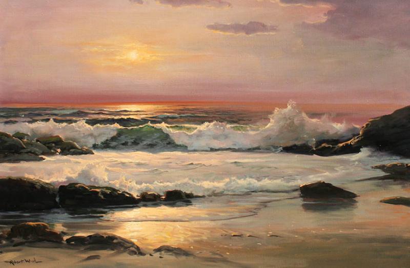 Robert William Wood Lavender and Gold