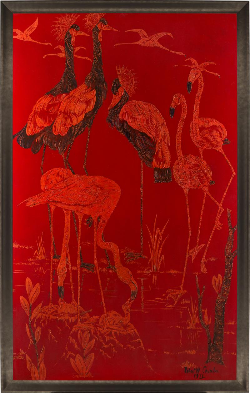 Robert Winthrop Chanler Flamingos at The Water s Edge