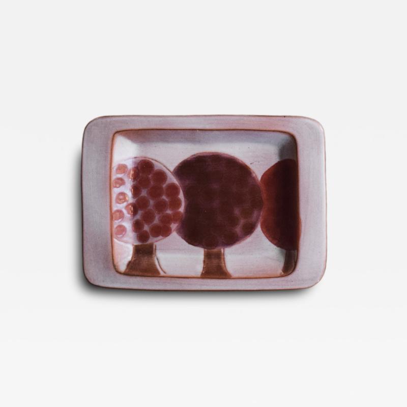 Robert and Jean Cloutier Decorative Ceramic Plate by Robert and Jean Cloutier France c 1960