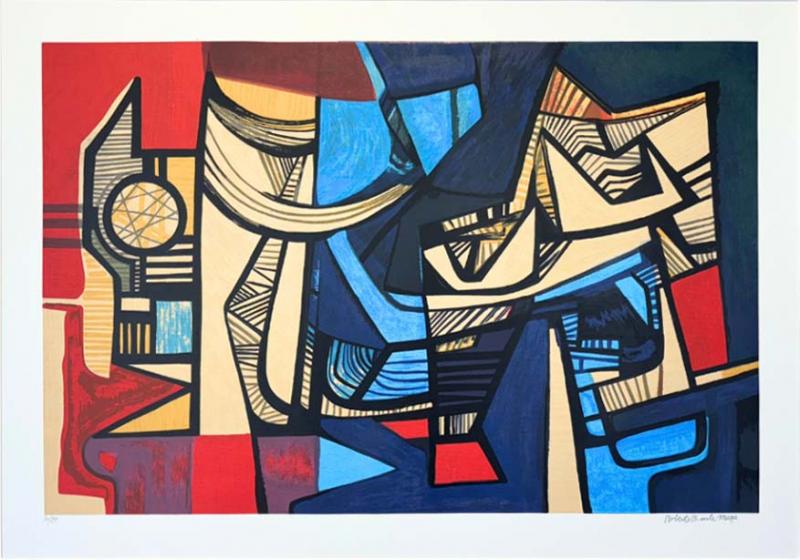 Roberto Burle Marx Untitled Serigraphy PE 30 80 by Roberto Burle Marx ca 2000