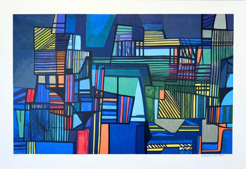 Roberto Burle Marx Untitled Serigraphy PE 64 80 by Roberto Burle Marx ca 2000