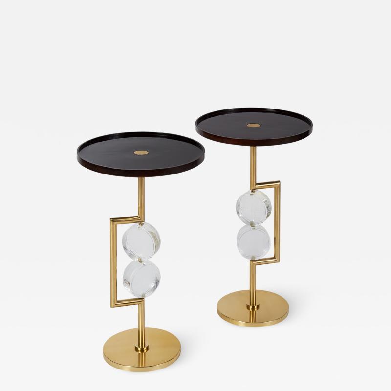 Roberto Giulio Rida Pair of Roberto Rida Side Tables