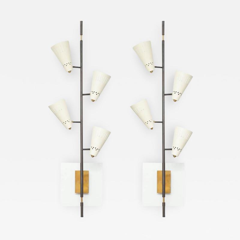 Roberto Giulio Rida Roberto Giulio Rida Large Pair of Sconces Italy 2010