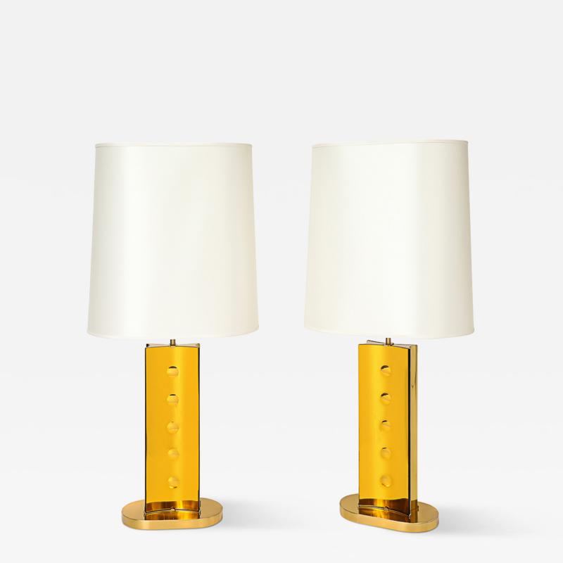 Roberto Giulio Rida Tegoline Ambra Table Lamps by Roberto Giulio Rida