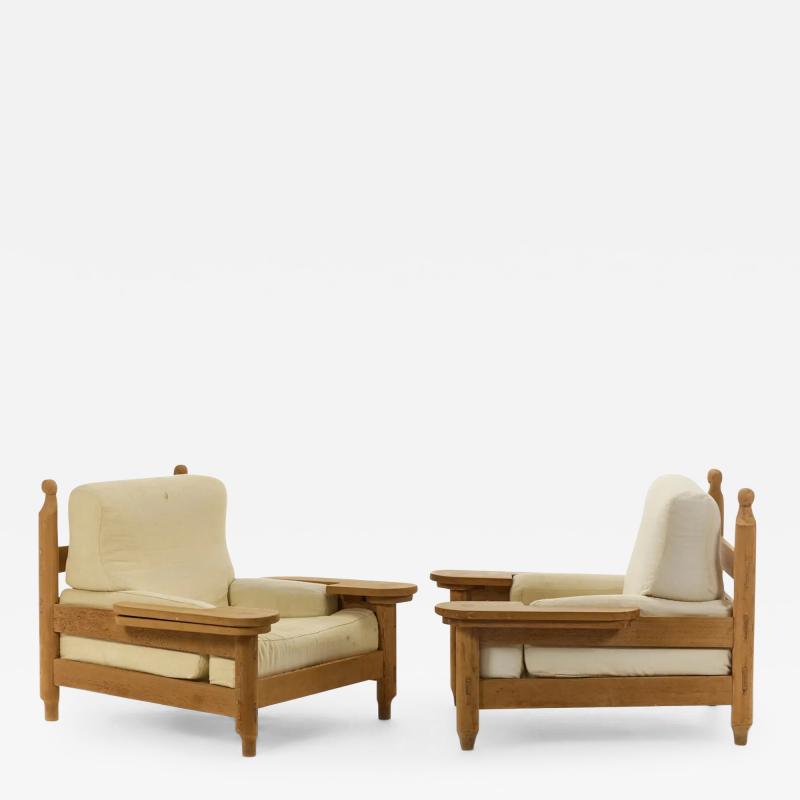 Roberto Menghi Pair of Unique Armchair by R Menghi