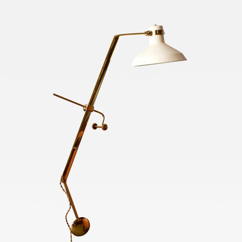 Roberto Menghi Rare Libra Lux Table Lamp by Roberto Menghi for Lamperti Co Italy 1948