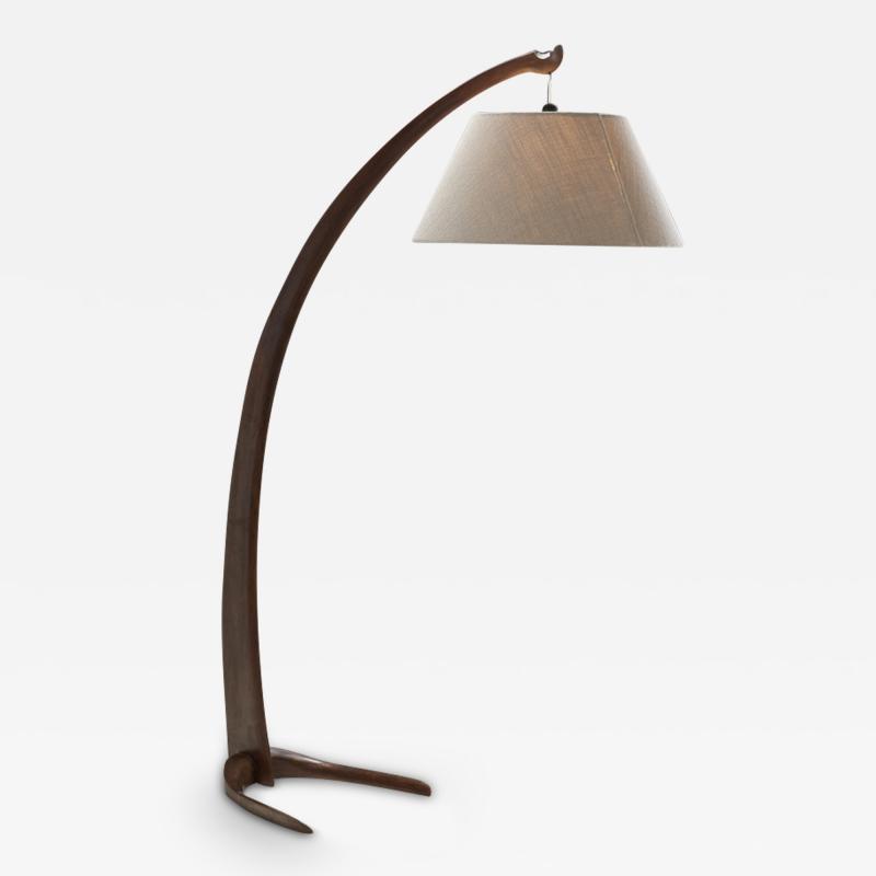 Roberto Pamio Horseshoe Floor Lamp by Roberto Pamio and Renato Toso Italy 1940s