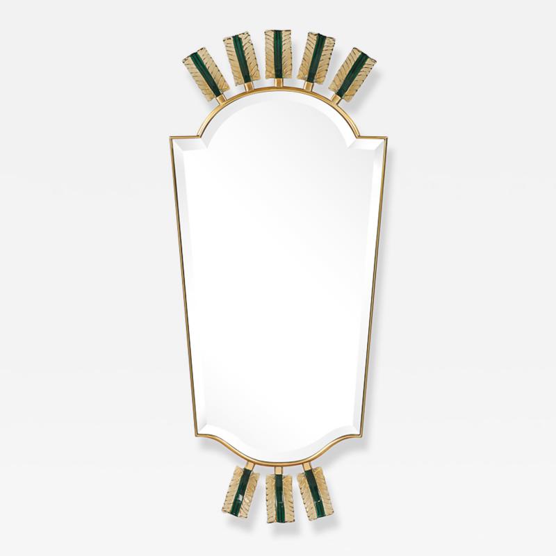 Roberto Rida Specchiera Piume Mirror by Roberto Giulio Rida