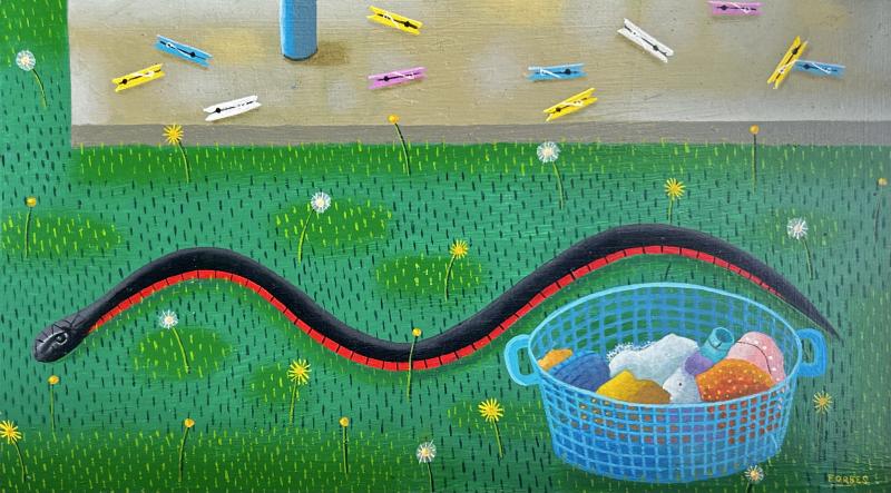 Rodney Forbes There s a Snake Out Near the Clothes Line