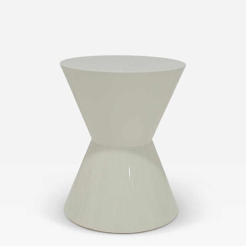 Rodolfo Dordoni Minotti Cesar Table in White Shiny Lacquer