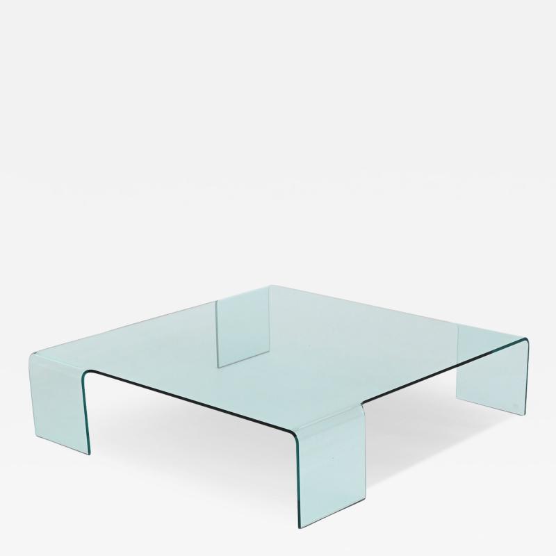 Rodolfo Dordoni Rodolfo Dordoni Neutra coffee table in glass Fiam Italy 1990