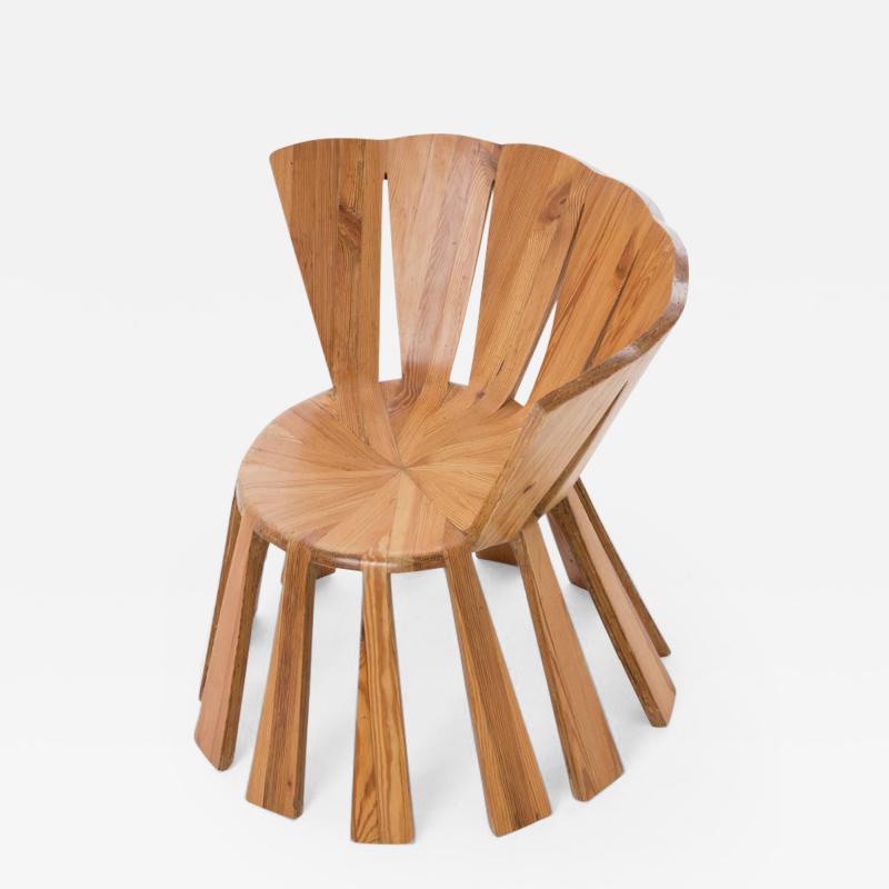 Rodrigo Sim o Contemporary Sol Chair in Reclaimed Wood by Brazilian Designer Rodrigo Sim o