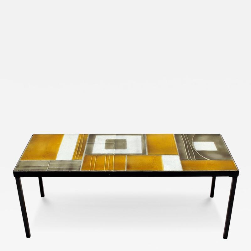Roger Capron A Fine French 1960s Ceramic Coffee Table by Roger Capron