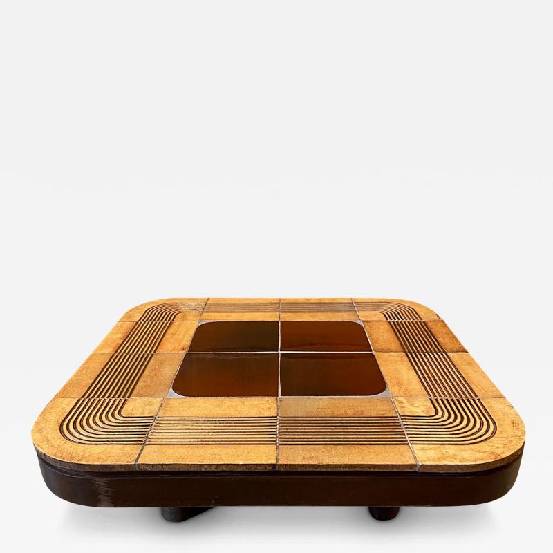 Roger Capron Ceramic Coffee Table Mambo Roger Capron France early 1970s