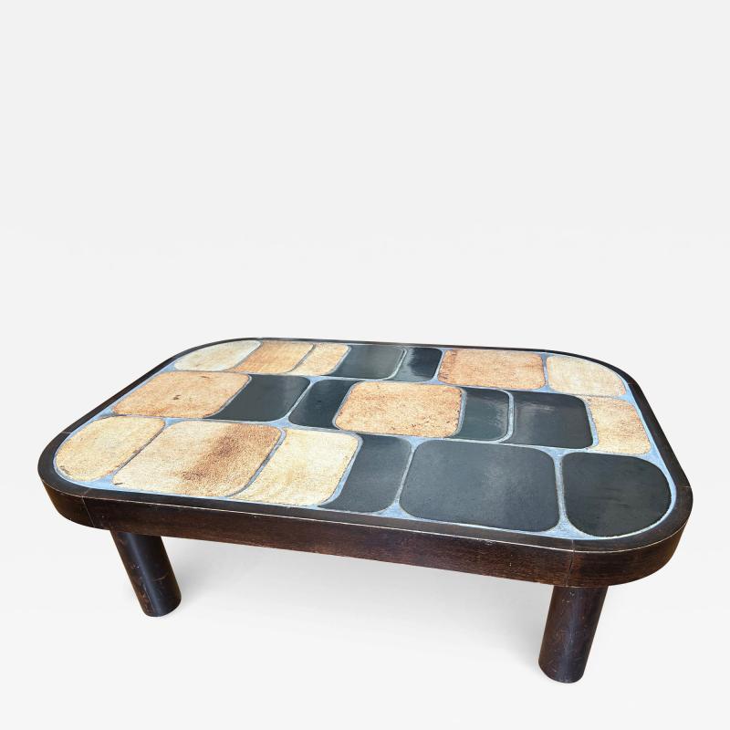 Roger Capron Ceramic coffee table Shogun by Roger Capron France 1960s