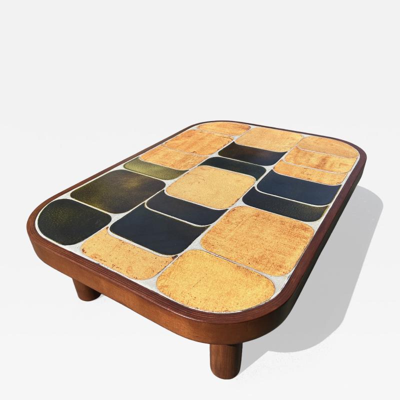 Roger Capron Ceramic coffee table Shogun by Roger Capron France 1960s