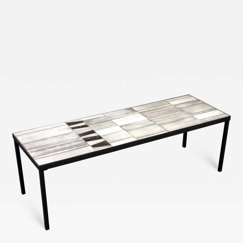 Roger Capron Ceramic coffee table Vallauris France 1960s