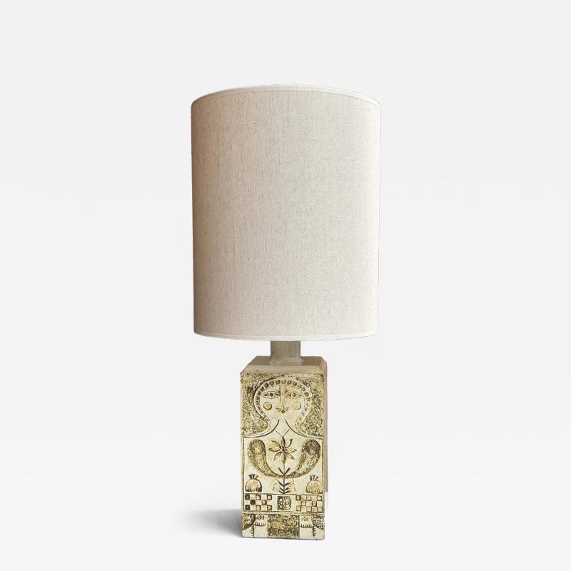Roger Capron Ceramic table lamp by Roger Capron France 1960s