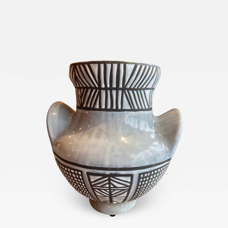 Roger Capron Large ceramic vase Vallauris France 1950s