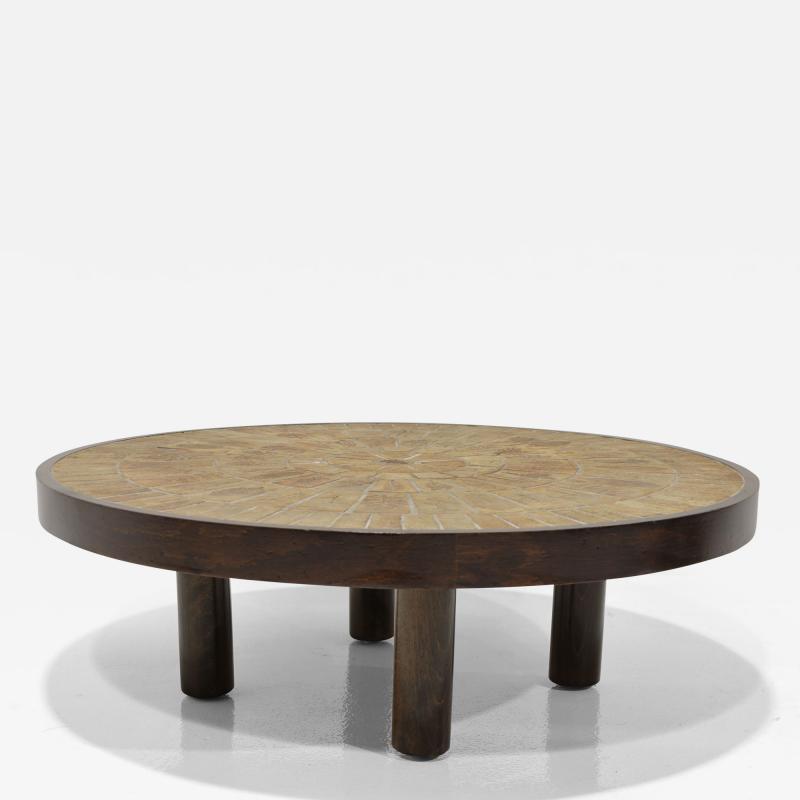 Roger Capron Roger Capron Coffee Table with Ceramic Tile Top