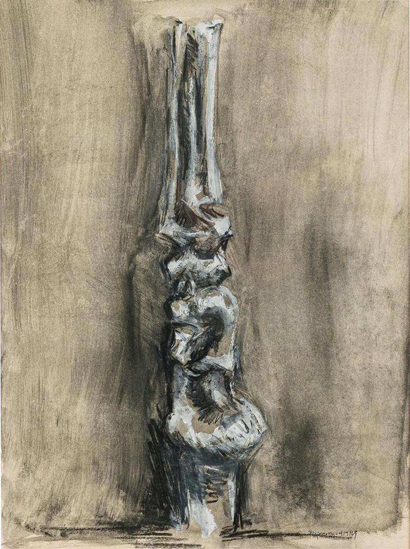 Roger L Majorowicz Roger Majorowicz Contemporary American One Figure Charcoal