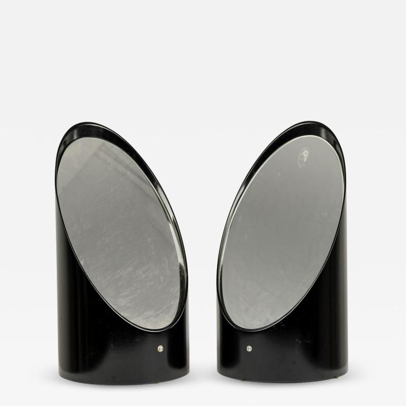 Roger Lecal Pair of Roger Lecal for Chabrieres co French Mid Century Vanity Mirrors