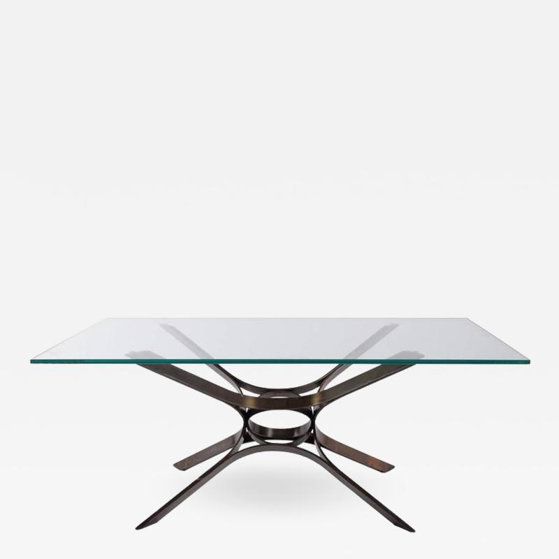 Roger Sprunger Bronze Coffee Table Roger Sprunger for Dunbar