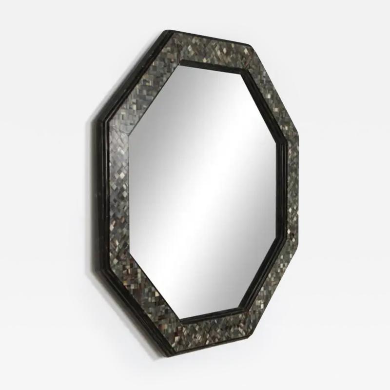 Roger Vanhevel Octagonal Mirror in Celluloid Mosaic