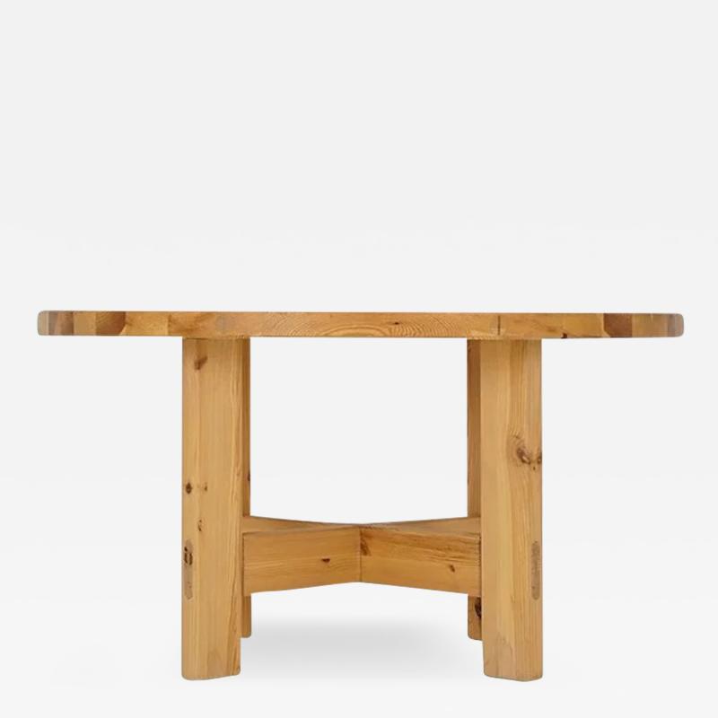 Roland Wilhelmsson Swedish Dining Table in Pine by Roland Wilhelmsson