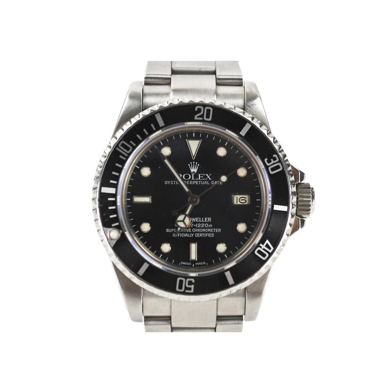 Rolex 1984 Sea Dweller Stainless Steel Watch MDL 16660 40mm