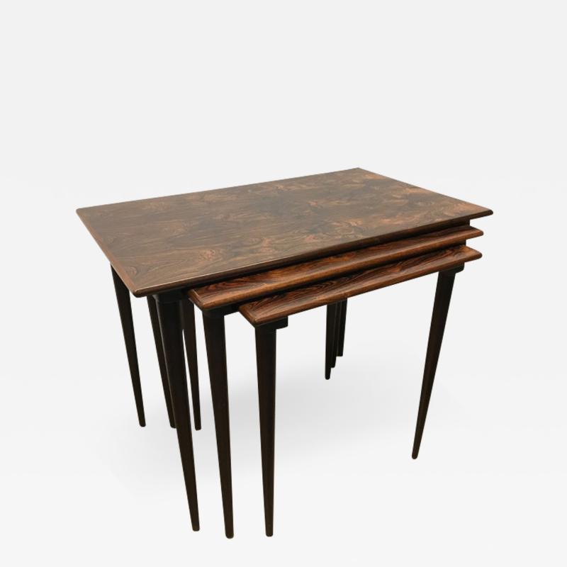 Rolf Hesland Rolf Hesland rosewood nesting tables