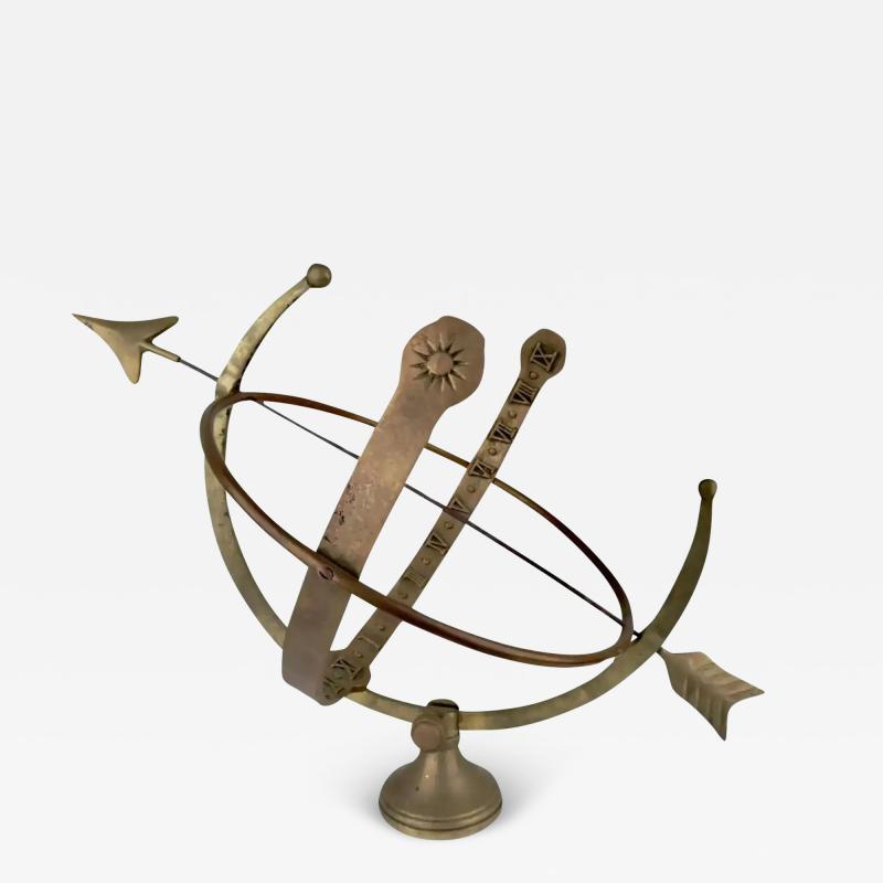 Roman Garden Armillary Cast Iron Sundial