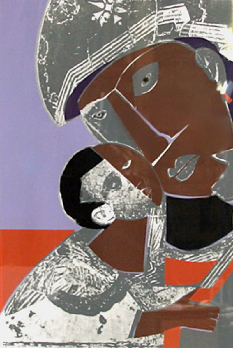 Romare H Bearden Mother and Child