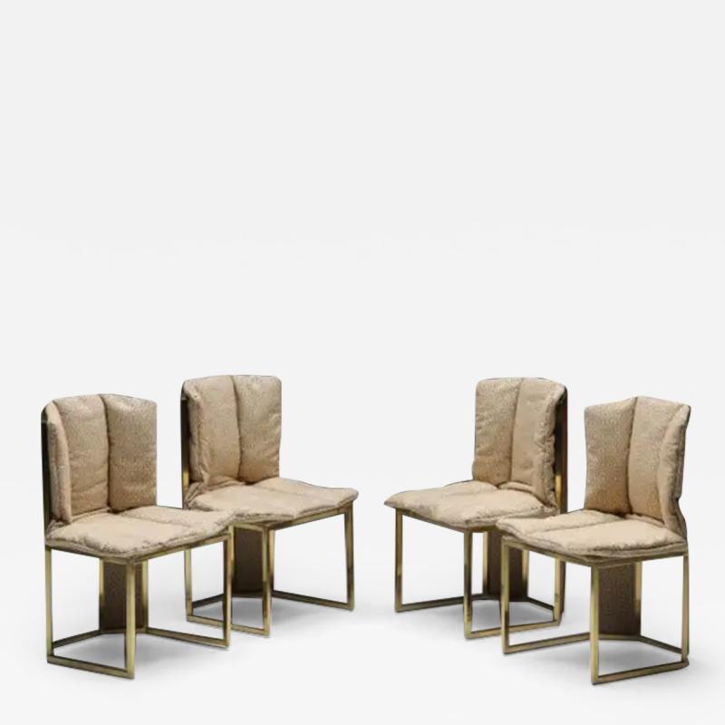 Romeo Rega Regency Dining Chairs by Romeo Rega Italy 1970s