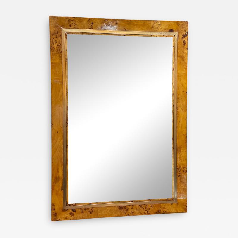 Romeo Rega Vintage Italian Rectangular Wall Mirror by Romeo Rega 1980s