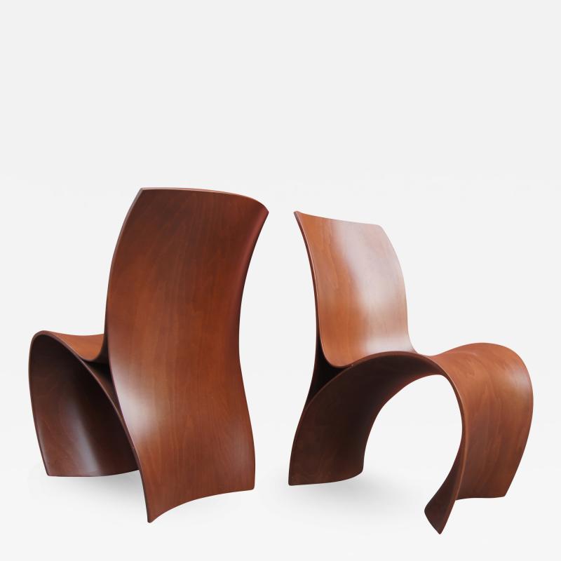 Ron Arad Pair of Three Skin Chairs by Ron Arad for Moroso