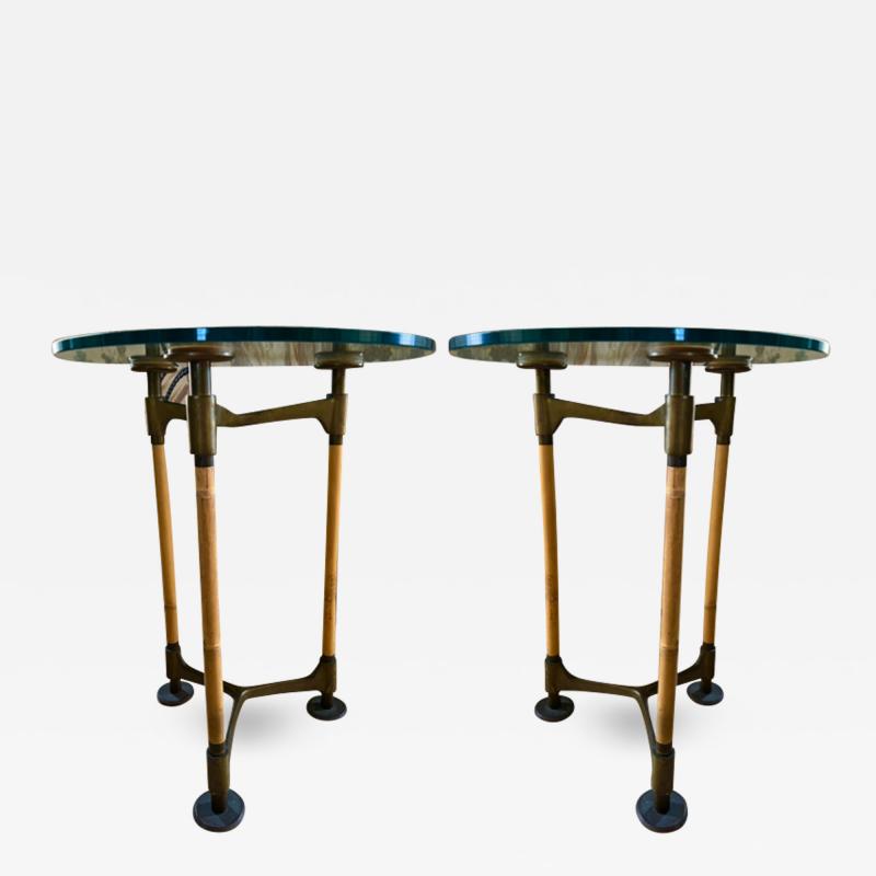 Ronald Cecil Sportes Ronald Cecil Sportes awesome pair of Nouveaux Barbares style side table